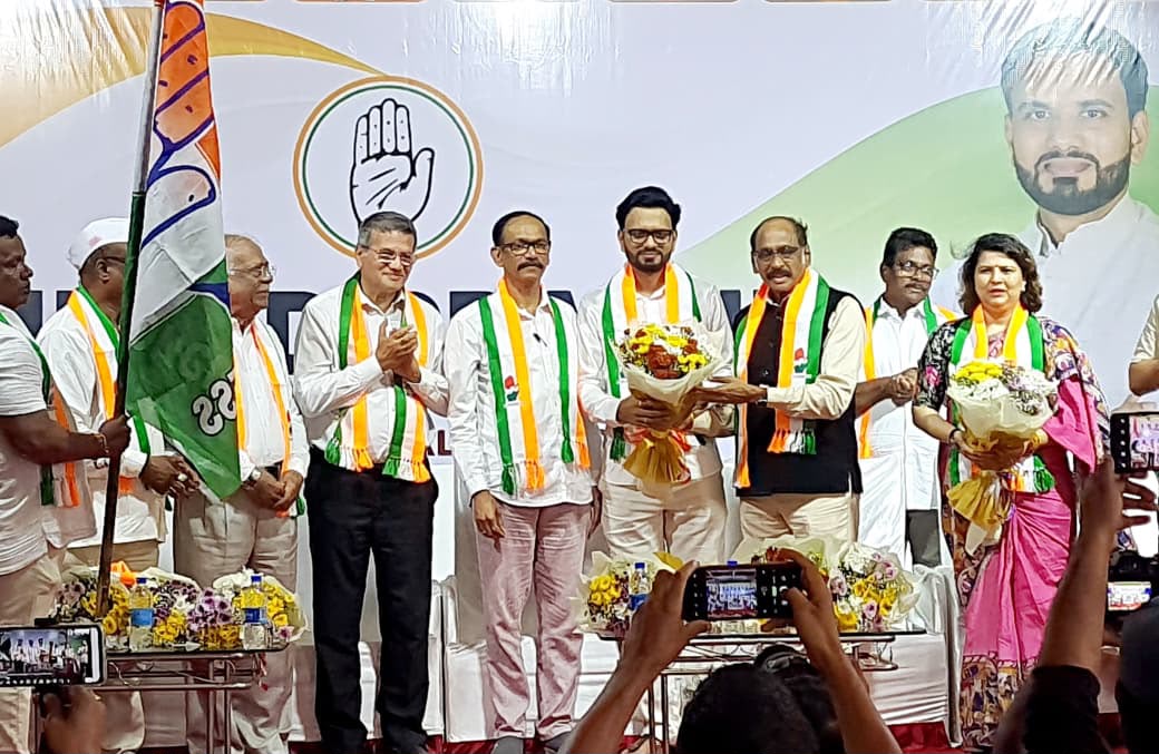 *Social Worker and Activist Milind Prabhu Joins Indian National Congress; Congress Strengthens Its Grassroots Base in Valpoi*