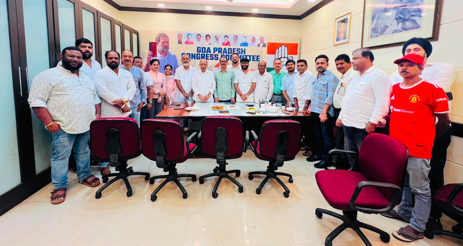 *Veteran Congress Leader Eduardo Faleiro Backs GPCC’s Fight for Goa; Commends Girish Chodankar and Team for Taking on BJP*