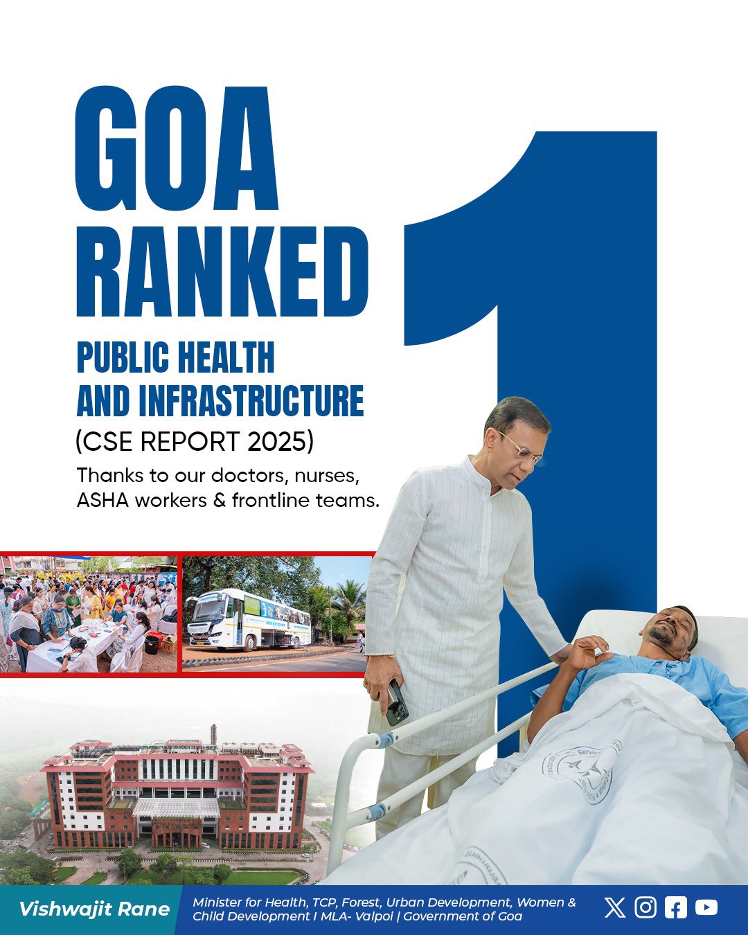 Goa Sets National Benchmark in Public Health and Human Development.