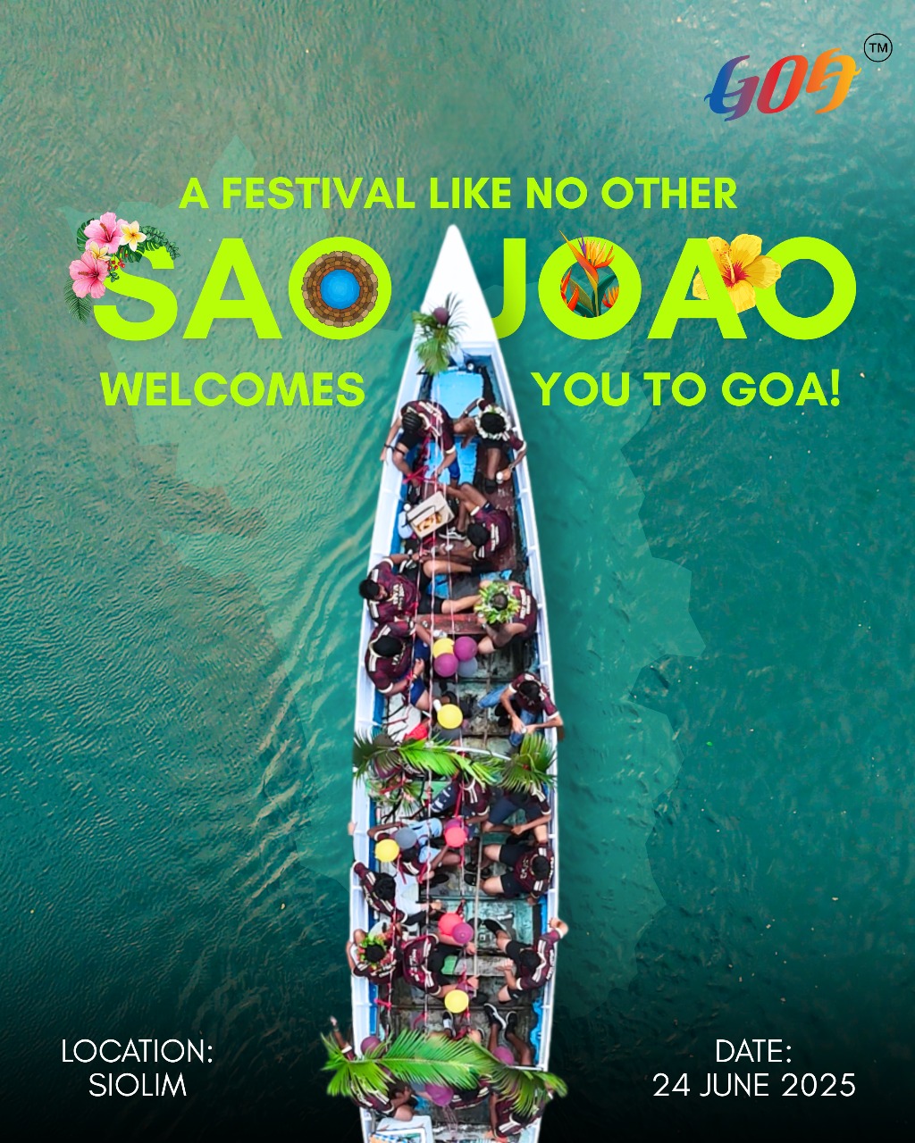 Goa Tourism to Celebrate São João with the Grand Siolim Boat Festival on 24th June 2025.