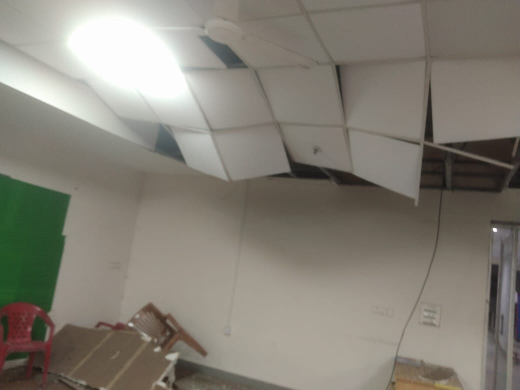 Mapusa stadium ceiling collapse: Adv. Carlos demands accountability