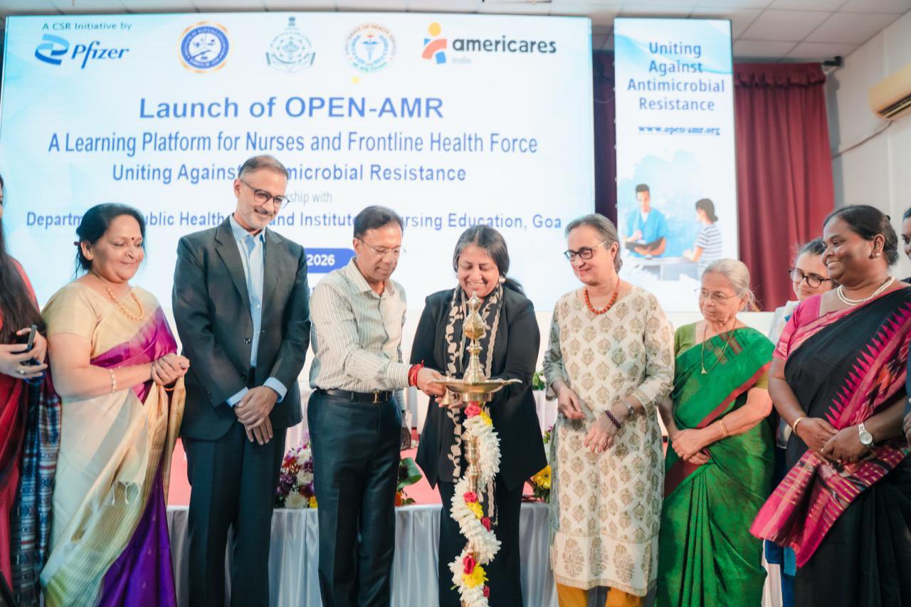 Health Min Vishwajit Rane launches OPEN-AMR platform to strengthen antimicrobial stewardship in Goa.
