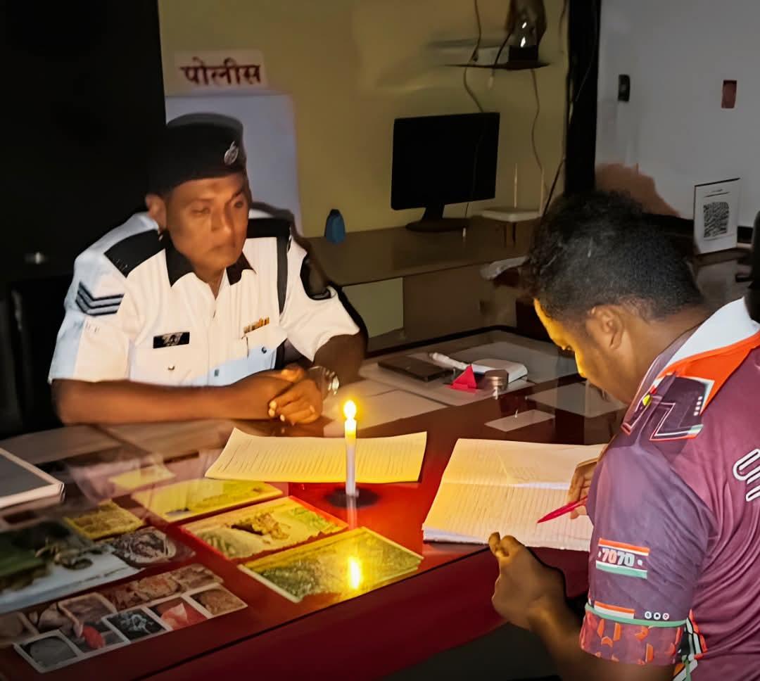 Calangute Traffic Police Office In Dark Over ₹8.10 Lakh Unpaid Power Bills.