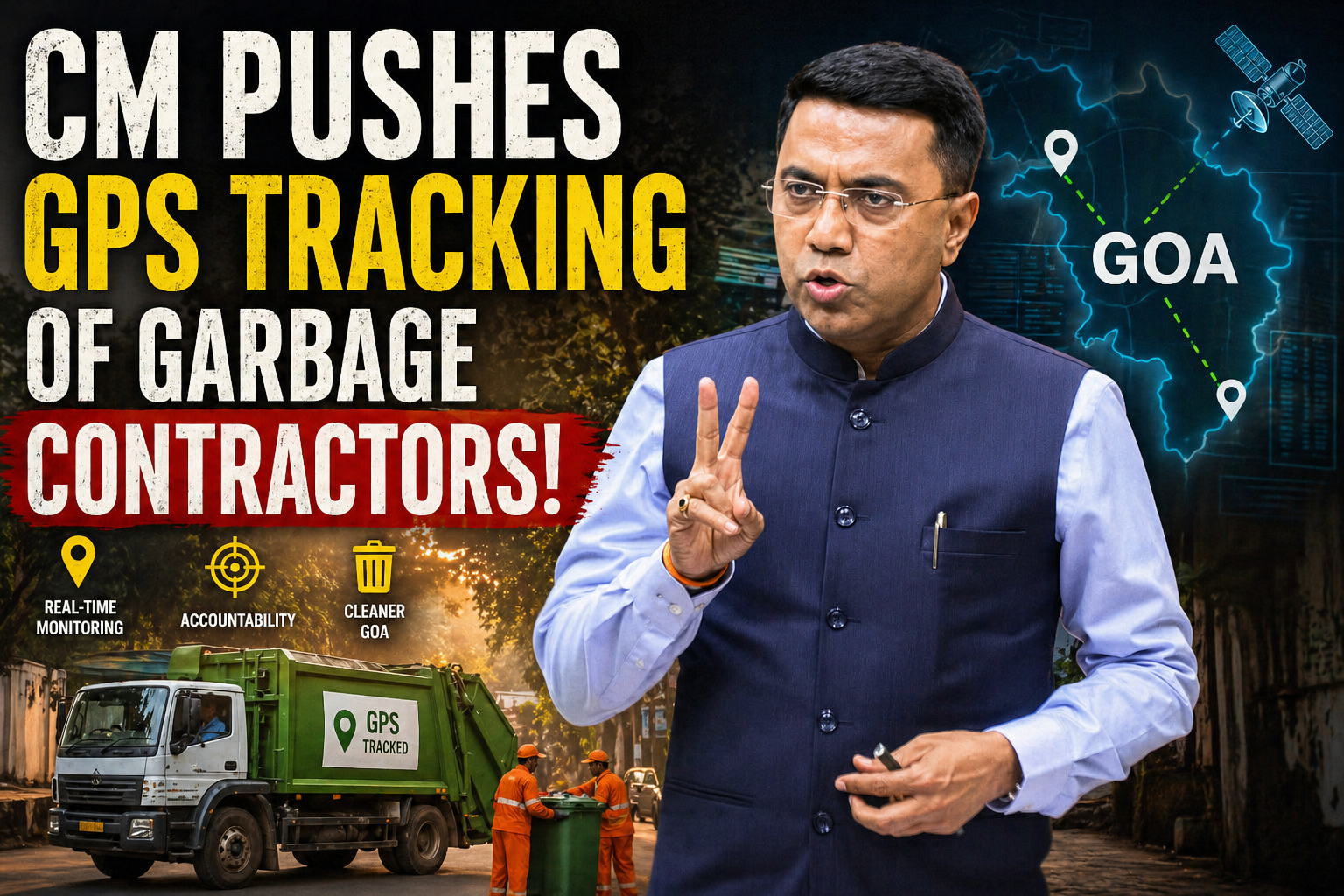 CM Pushes GPS Tracking Of Garbage Contractors.